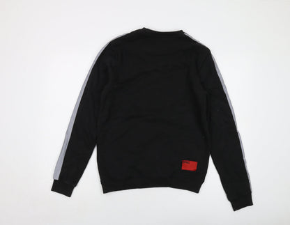 Mens UK Size M DFND Black Pullover Sweatshirt