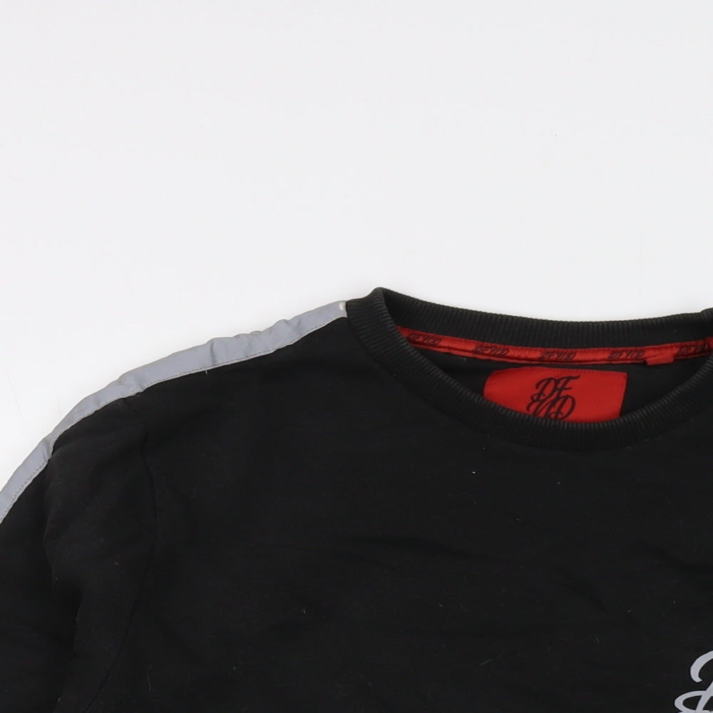 Mens UK Size M DFND Black Pullover Sweatshirt