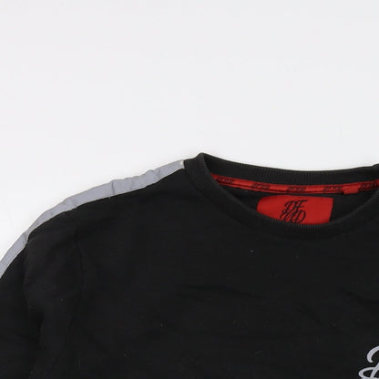 Mens UK Size M DFND Black Pullover Sweatshirt