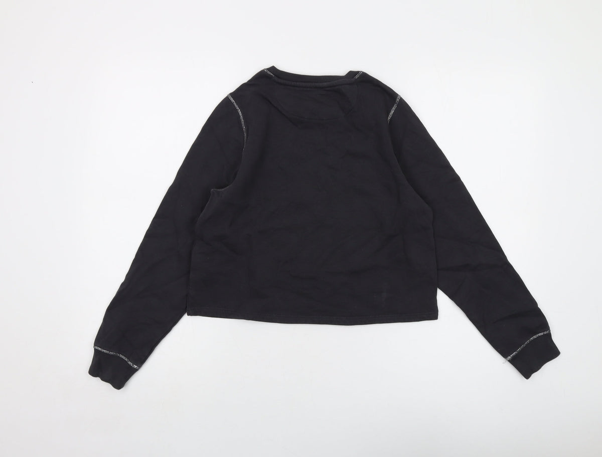 Peanuts Girls Grey Cotton Pullover Sweatshirt Size 12-13 Years Pullover
