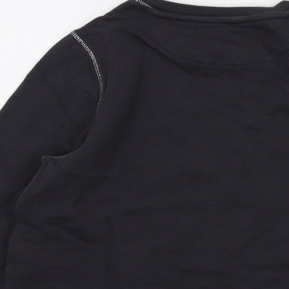 Peanuts Girls Grey Cotton Pullover Sweatshirt Size 12-13 Years Pullover