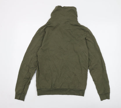 KappAhl Boys Green Cotton Pullover Sweatshirt Size 14-15 Years Pullover