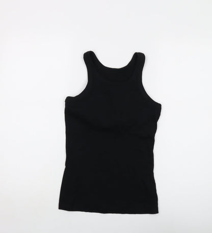 Womens UK Size 14 Marks and Spencer Black Basic Tank