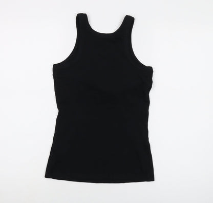 Womens UK Size 14 Marks and Spencer Black Basic Tank