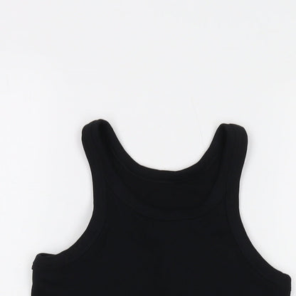 Womens UK Size 14 Marks and Spencer Black Basic Tank