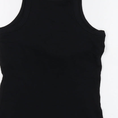 Womens UK Size 14 Marks and Spencer Black Basic Tank