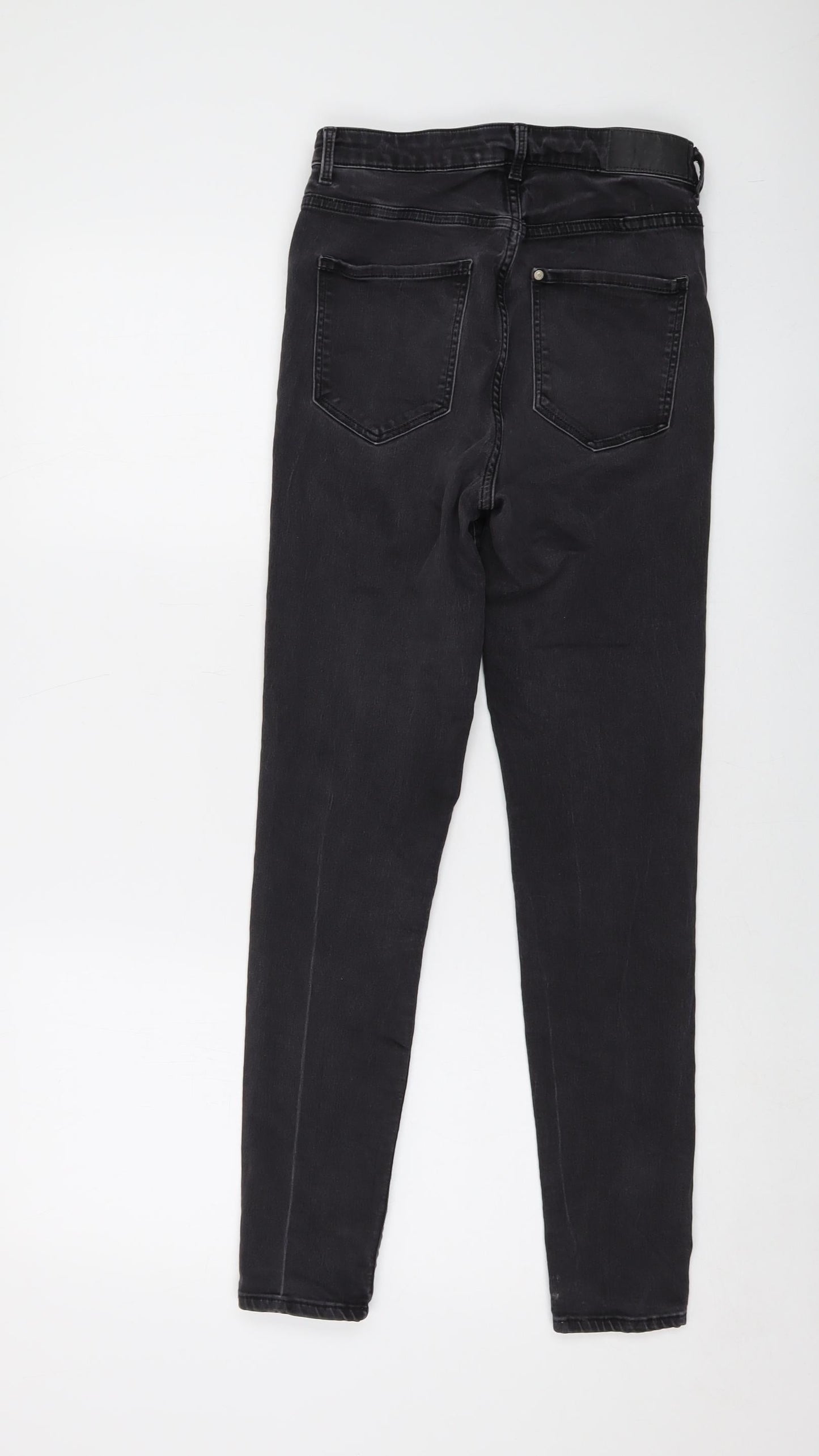 Womens UK Size 29 in H&M Regular Fit Skinny Grey Jeans