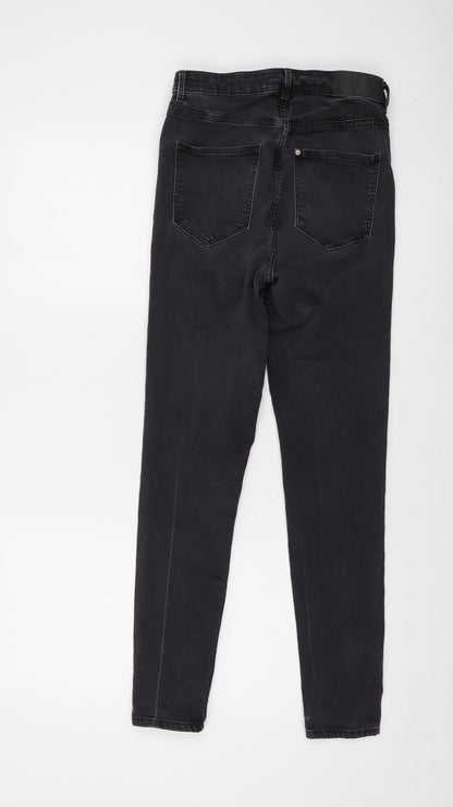 Womens UK Size 29 in H&M Regular Fit Skinny Grey Jeans