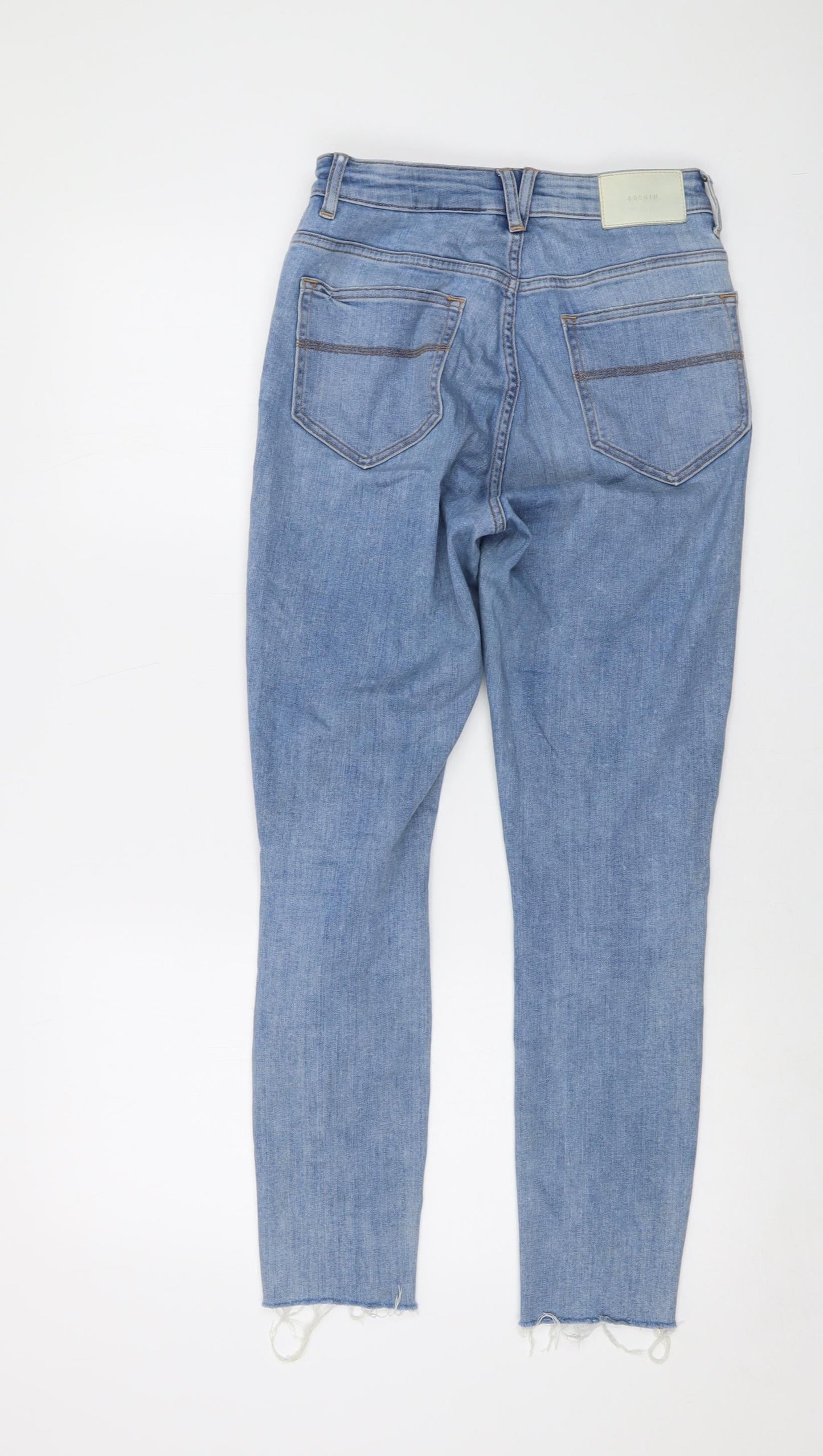 Womens UK Size 10 H&M Regular Fit Skinny Blue Jeans