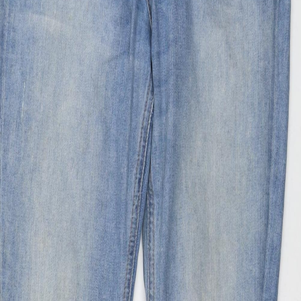 Womens UK Size 10 H&M Regular Fit Skinny Blue Jeans