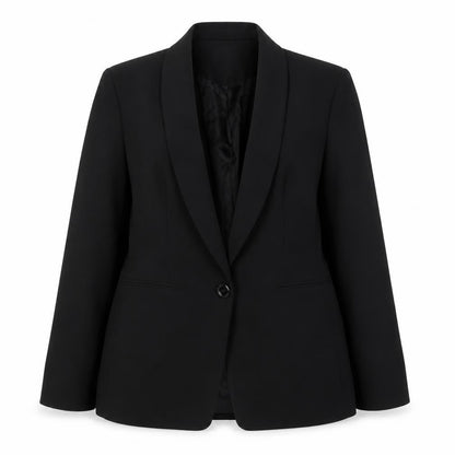 Warehouse Womens Black Jacket Blazer Size 16 Button