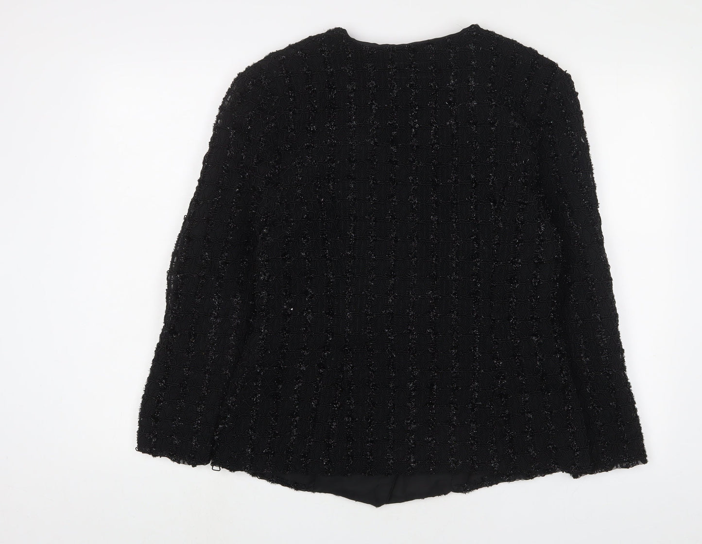 Mark Angelo Womens Black Jacket Blazer Size 14 Button