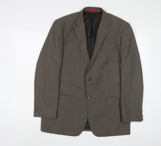 Mens UK Size 40 Burton Regular Grey Suit Jacket