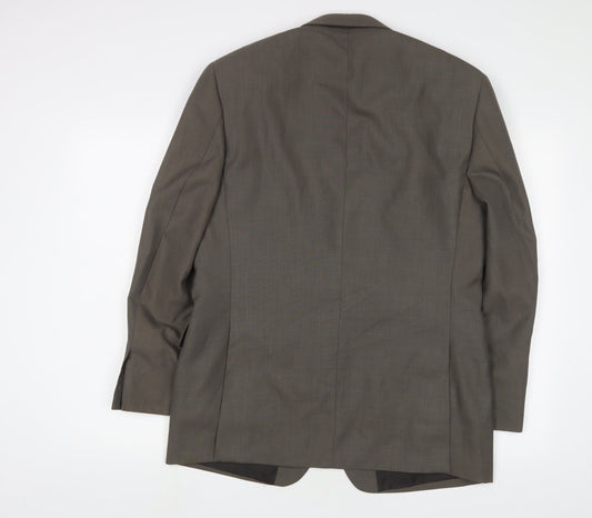 Mens UK Size 40 Burton Regular Grey Suit Jacket