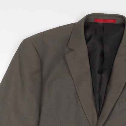 Mens UK Size 40 Burton Regular Grey Suit Jacket