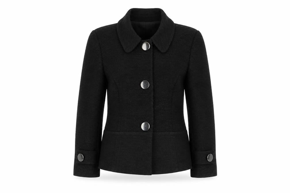 Marks & Spencer Womens Grey Jacket Size 10 Button