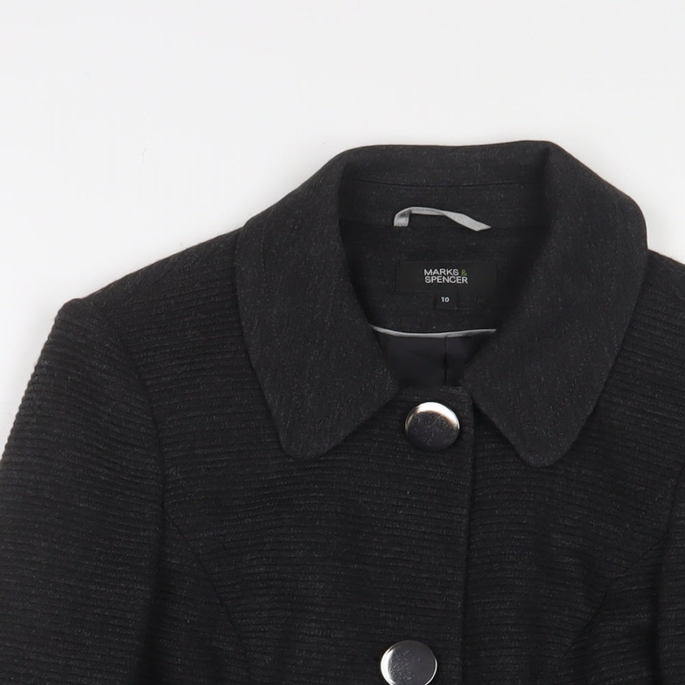 Womens UK Size 10 Marks and Spencer Grey Jacket