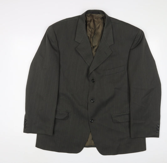Mens UK Size 44 Burton Regular Green Suit Jacket
