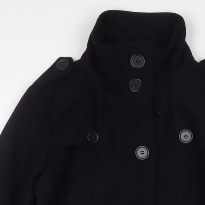 Womens UK Size 14 Marks and Spencer Blue Military Jacket