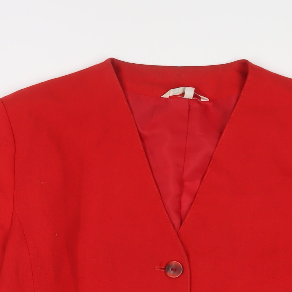 Womens UK Size 18 Miss Smith Red Jacket
