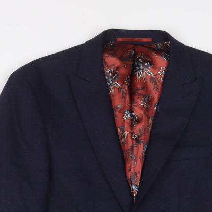 Mens UK Size 34 NEXT Regular Blue Suit Jacket