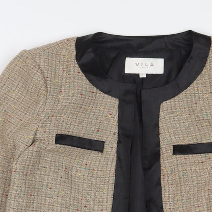 Womens UK Size L VILA Brown Jacket
