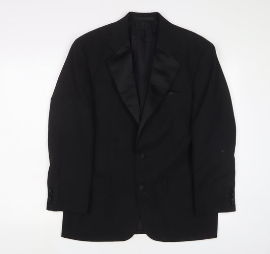 Mens UK Size 36 Mr Harry Regular Black Suit Jacket