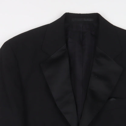 Mens UK Size 36 Mr Harry Regular Black Suit Jacket