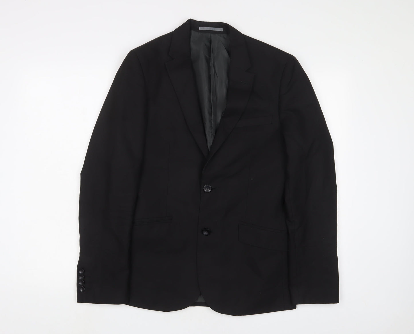 Mens UK Size 36 Marks and Spencer Regular Blue Suit Jacket
