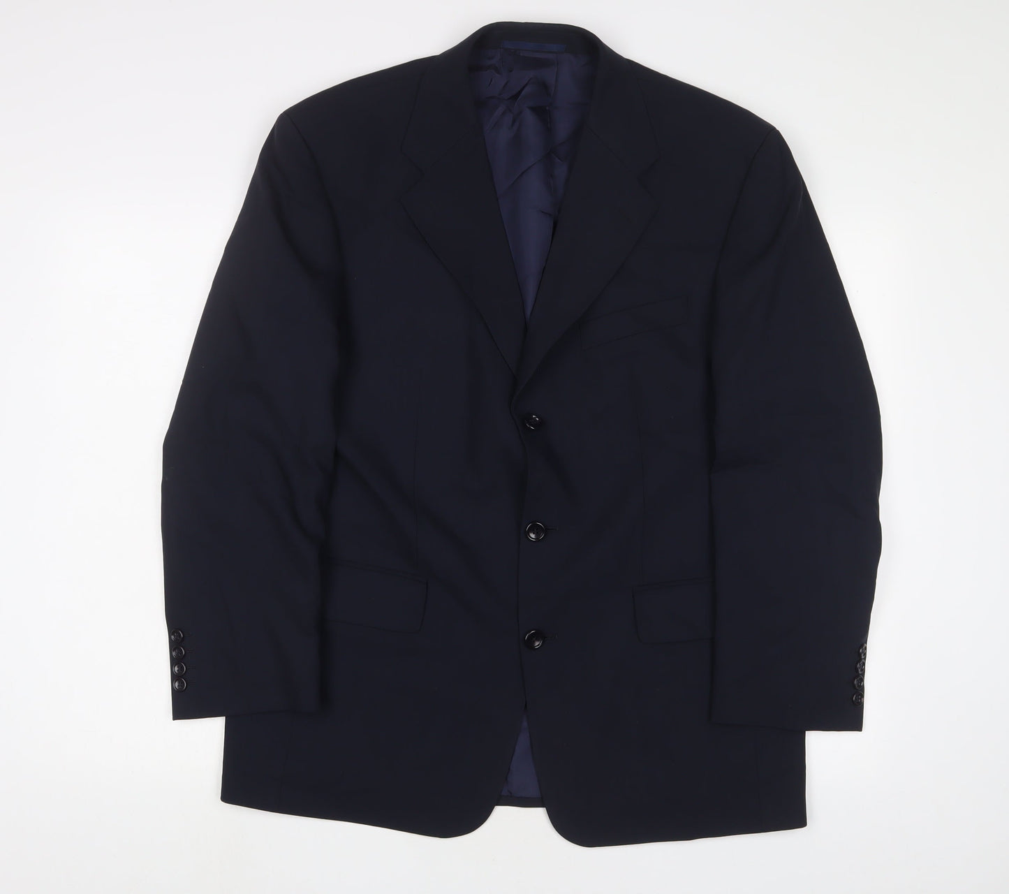 Mens UK Size 40 Carl Gross Regular Blue Suit Jacket