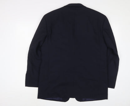 Mens UK Size 40 Carl Gross Regular Blue Suit Jacket