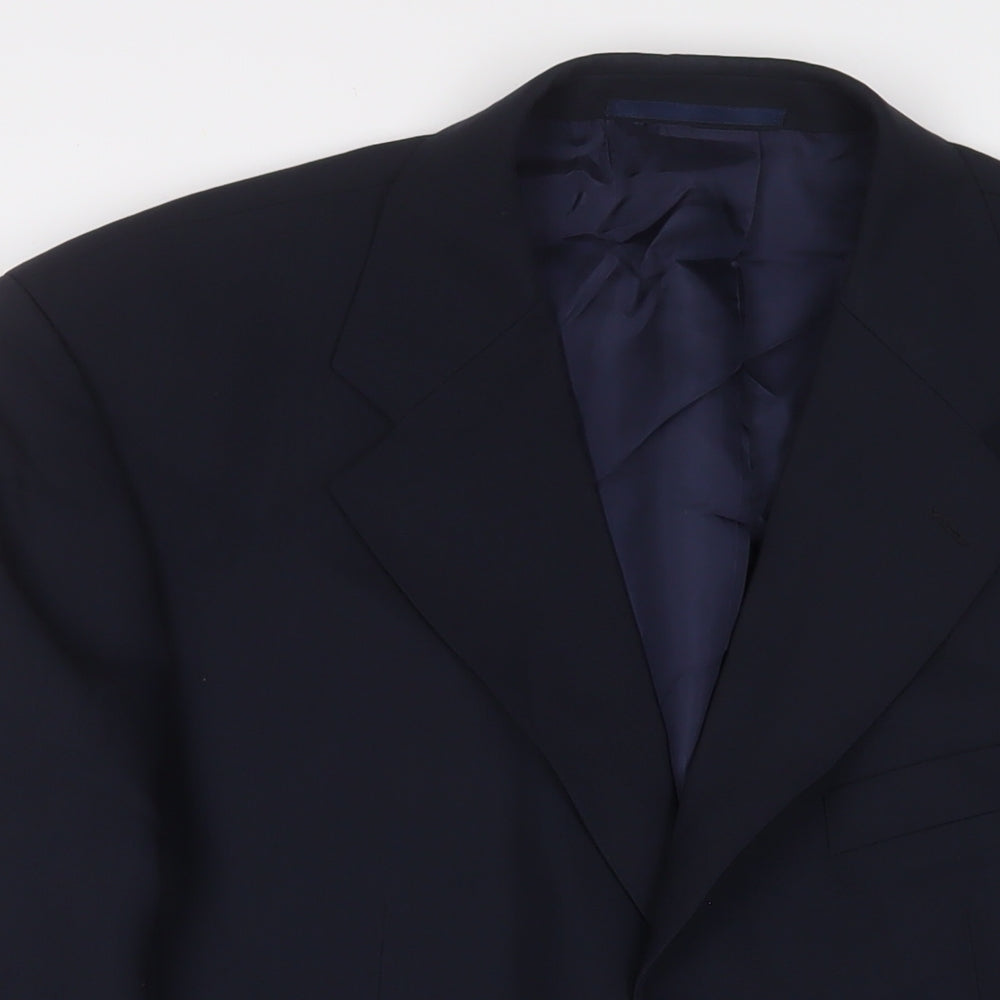 Mens UK Size 40 Carl Gross Regular Blue Suit Jacket