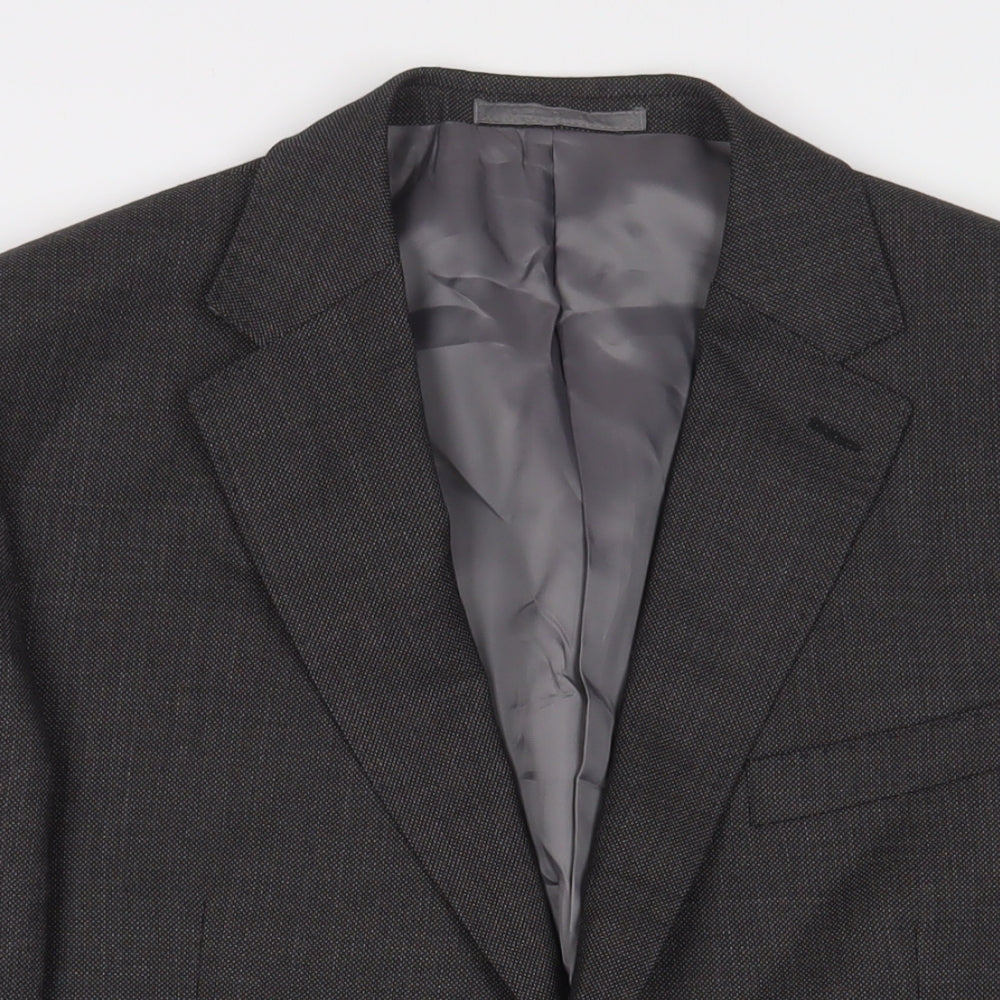 Mens UK Size 42 Marks and Spencer Regular Grey Suit Jacket