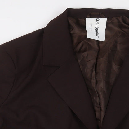 Womens UK Size 3XL COLLUSION Brown Jacket