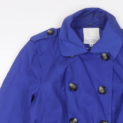 Womens UK Size 14 Debenhams Purple Overcoat