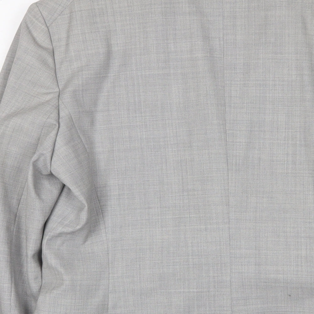 Sportmax Womens Grey Jacket Blazer Size 10 Button