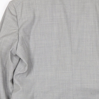 Sportmax Womens Grey Jacket Blazer Size 10 Button