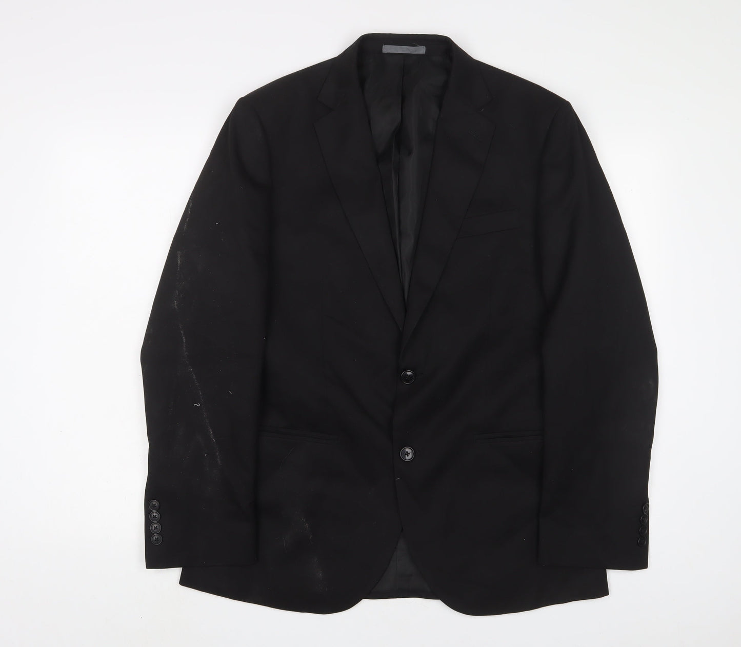 Mens UK Size 38 Marks and Spencer Regular Black Suit Jacket