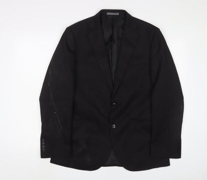 Mens UK Size 38 Marks and Spencer Regular Black Suit Jacket