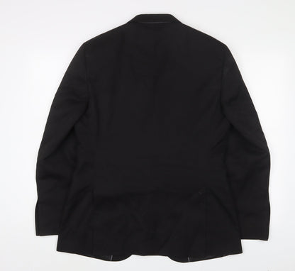 Mens UK Size 38 Marks and Spencer Regular Black Suit Jacket