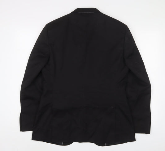 Mens UK Size 38 Marks and Spencer Regular Black Suit Jacket