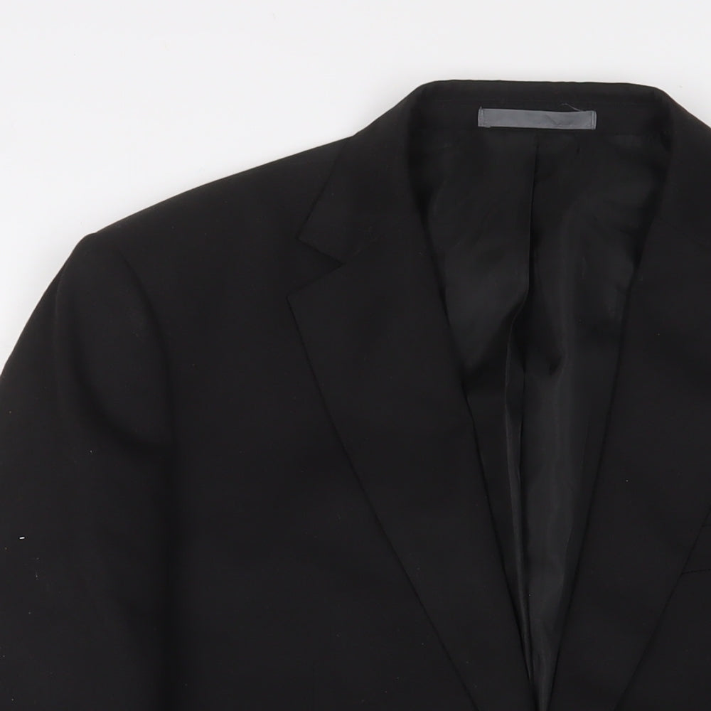 Mens UK Size 38 Marks and Spencer Regular Black Suit Jacket