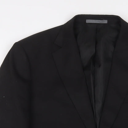 Mens UK Size 38 Marks and Spencer Regular Black Suit Jacket