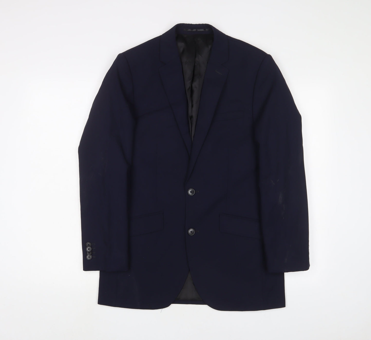 Mens UK Size 36 Kenneth Cole Regular Blue Suit Jacket