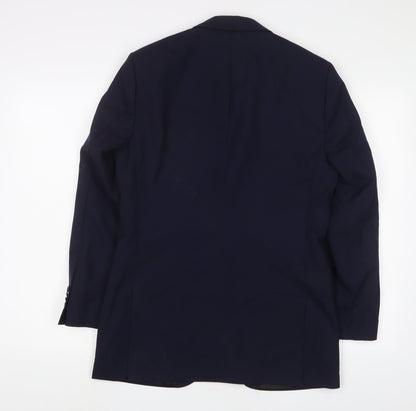 Mens UK Size 36 Kenneth Cole Regular Blue Suit Jacket
