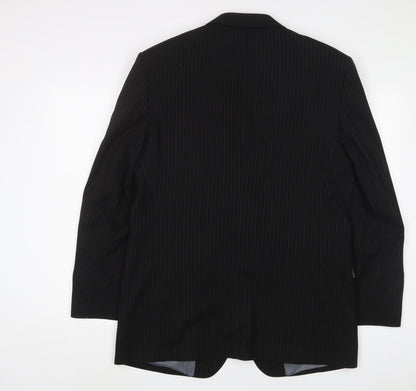 Mens UK Size 40 Taylor & Reece Regular Black Suit Jacket