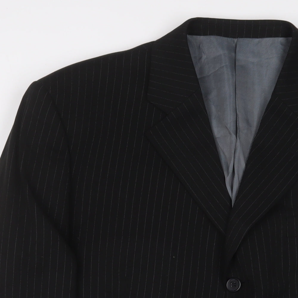 Mens UK Size 40 Taylor & Reece Regular Black Suit Jacket