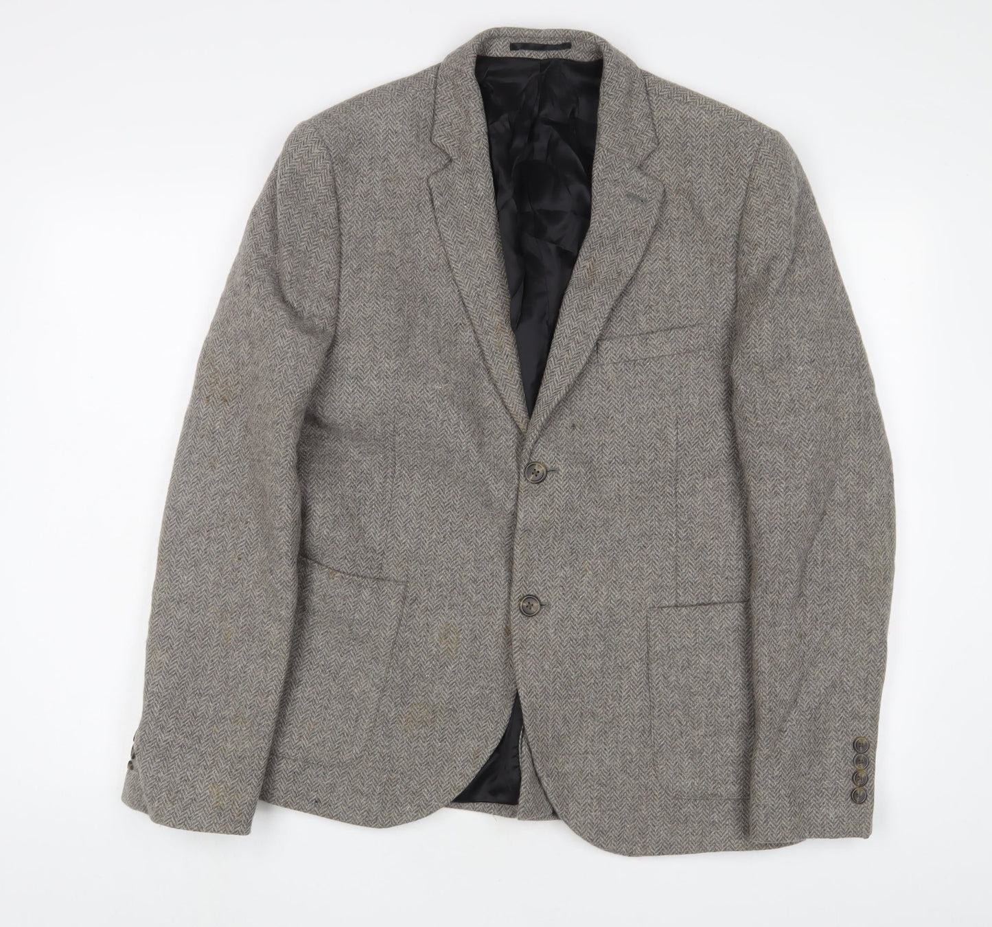 Mens UK Size 42 Topman Regular Brown Suit Jacket