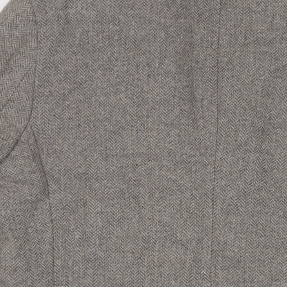 Mens UK Size 42 Topman Regular Brown Suit Jacket