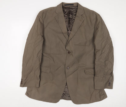 Mens UK Size 46 Marks and Spencer Regular Green Suit Jacket